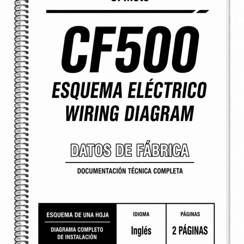 Portada de Esquema Eléctrico CFMoto CF500
