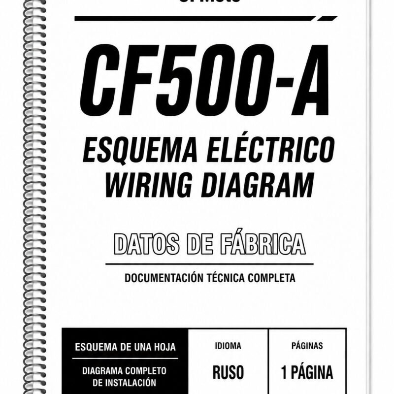 Portada de Esquema Eléctrico CFMoto CF500-A