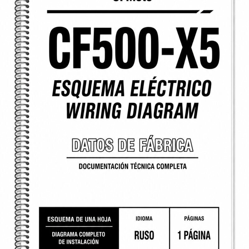 Portada de Esquema Eléctrico CFMoto CF500-X5