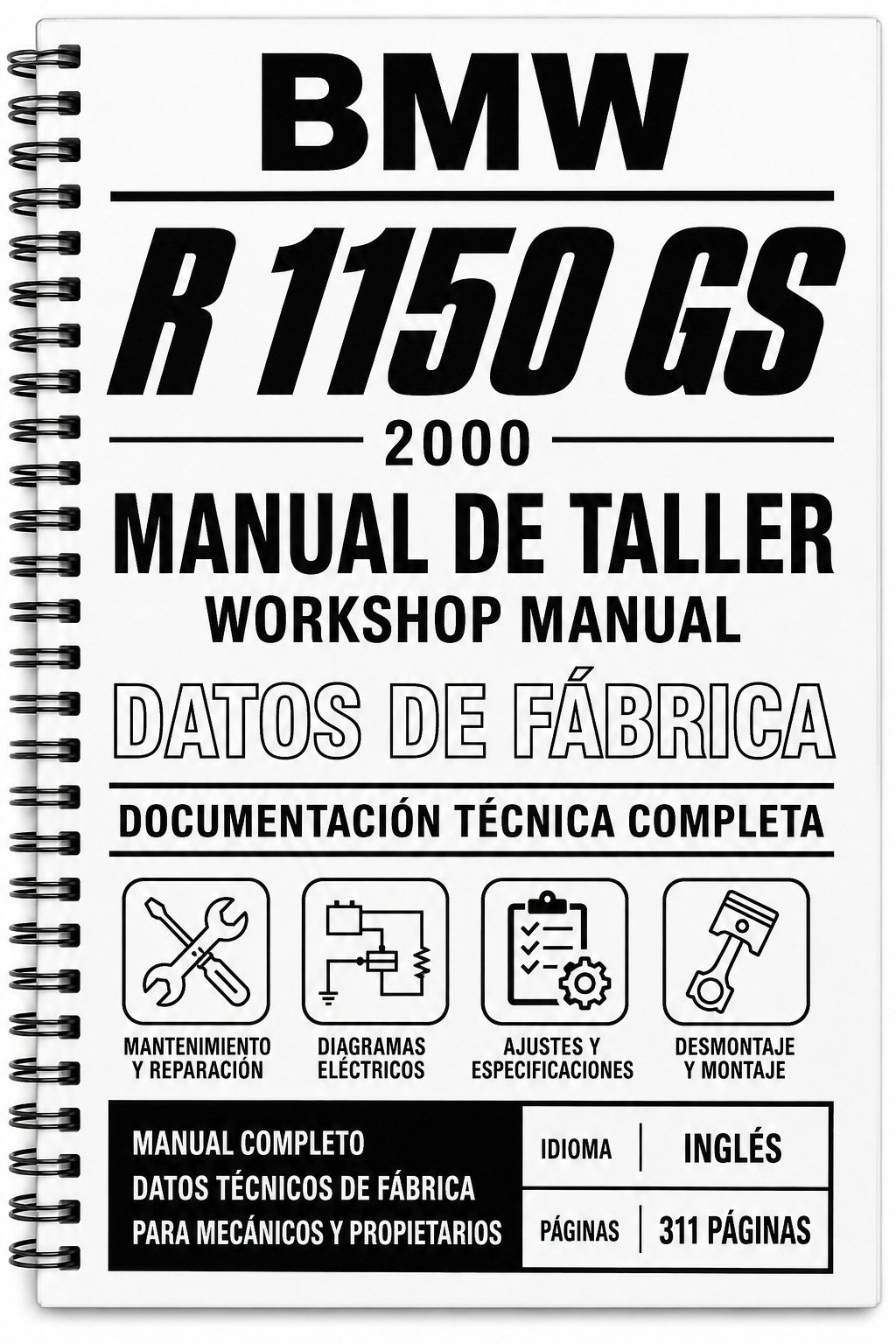 Manual de Taller BMW R 1150 GS (2000) (Inglés)