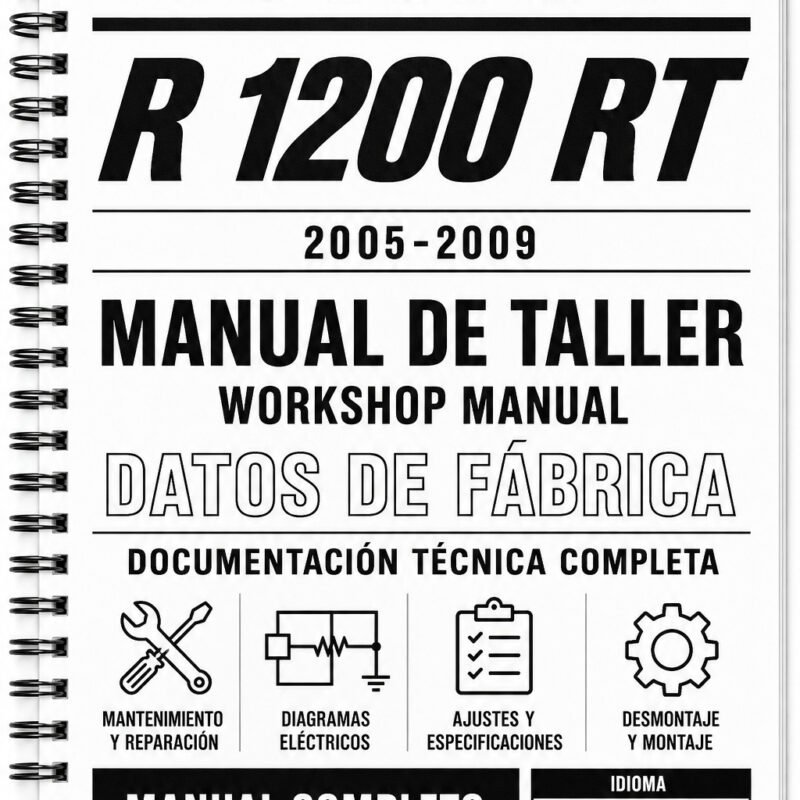 Manual de Taller BMW R 1200 RT (2005-2009)