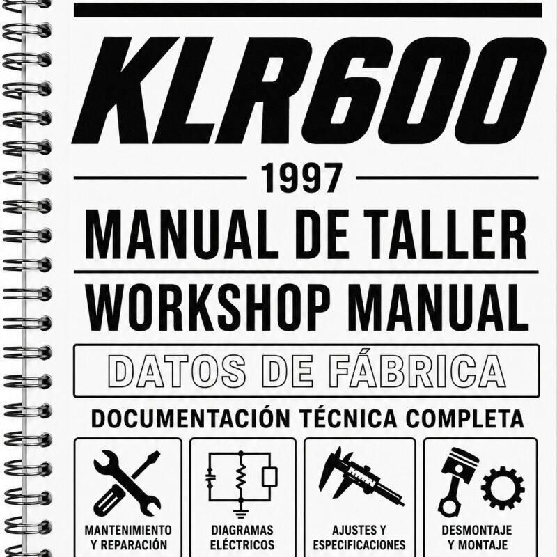 Manual de Taller Kawasaki KLR600 (1997) (Inglés)