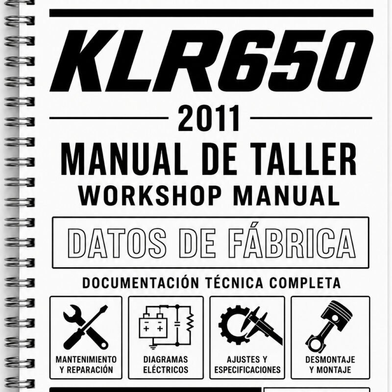 Manual de Taller Kawasaki KLR650 (2011) (Inglés)
