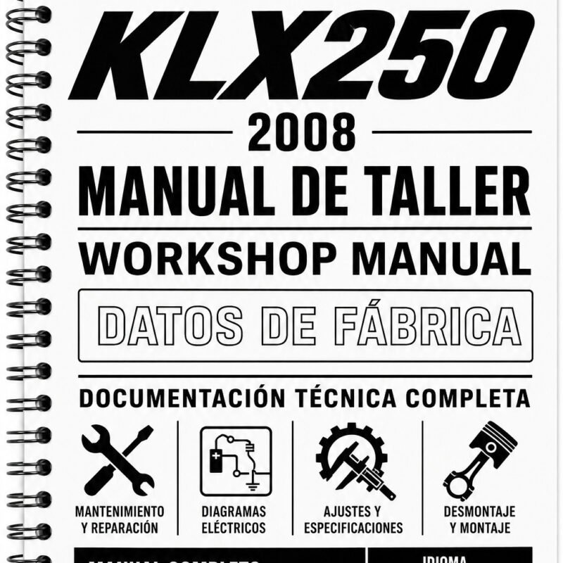 Manual de Taller Kawasaki KLX250 (2008)