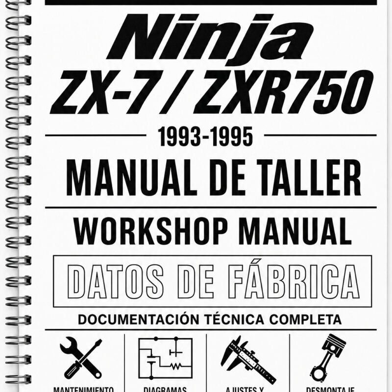 Manual de Taller Kawasaki Ninja ZX-7 / ZXR750 (1993-1995) – Suplemento
