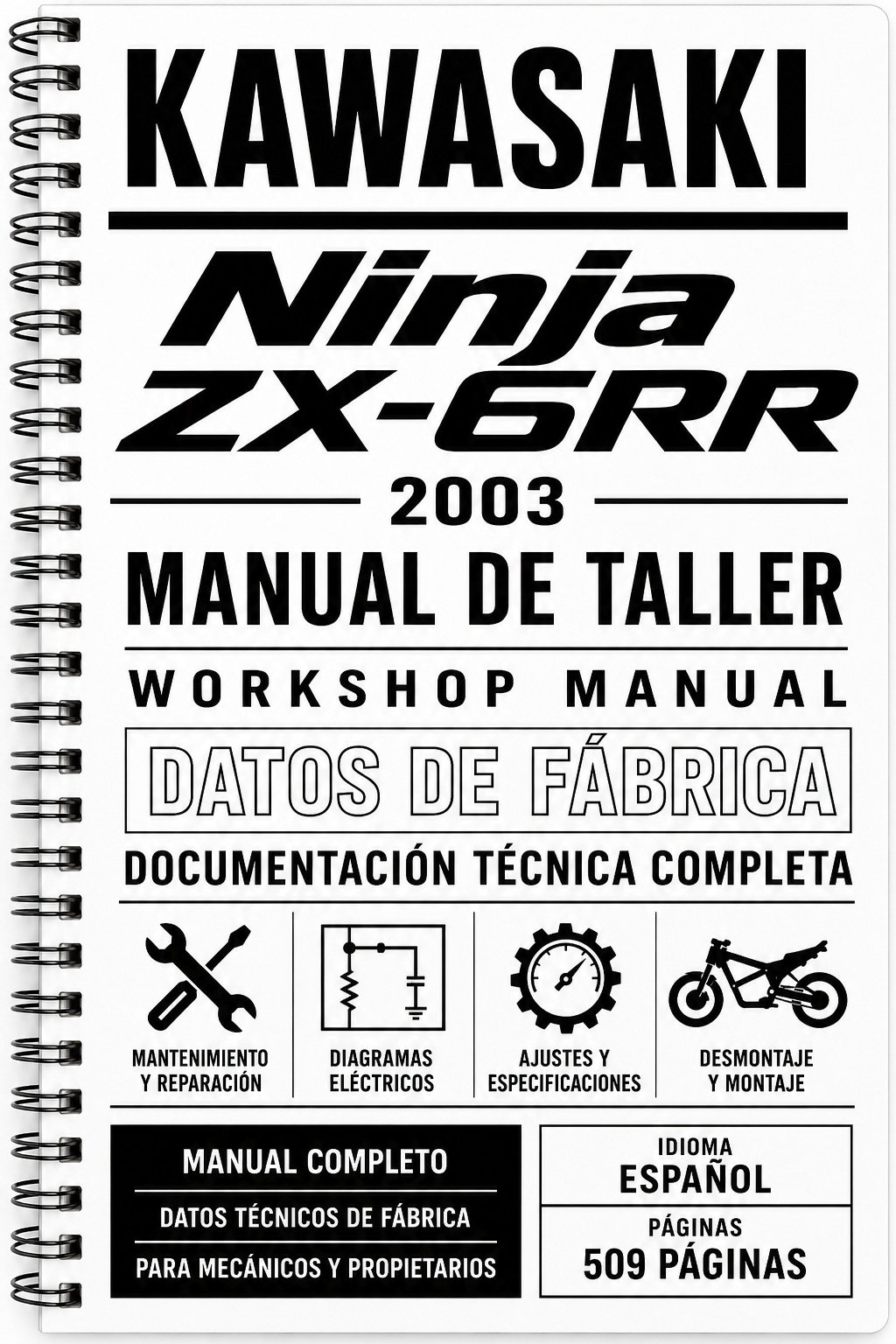 Manual de Taller Kawasaki Ninja ZX-6RR (2003)
