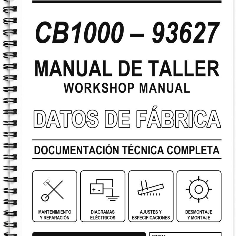 Manual de Taller Honda CB1000 – 93627