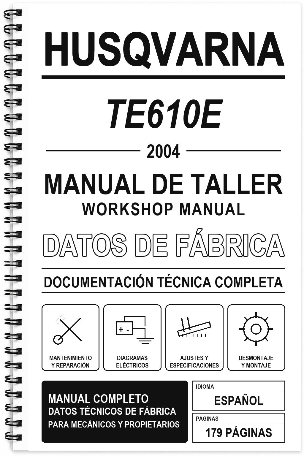 Manual de Taller Husqvarna TE610E (2004)