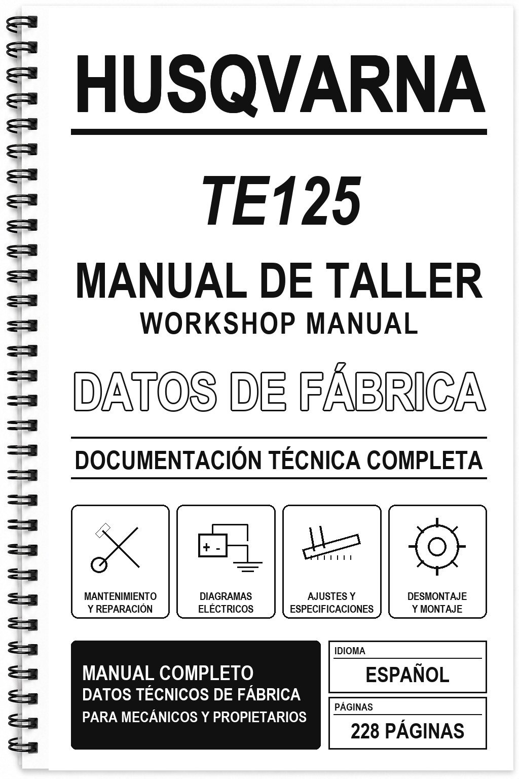Manual de Taller Husqvarna TE125