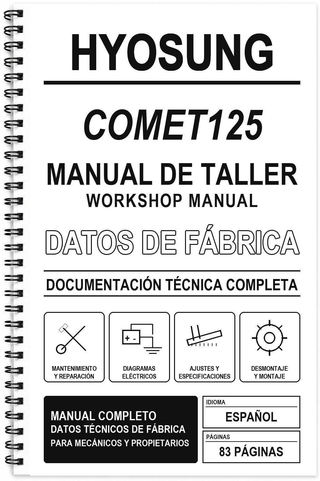 Manual de Taller Hyosung COMET125