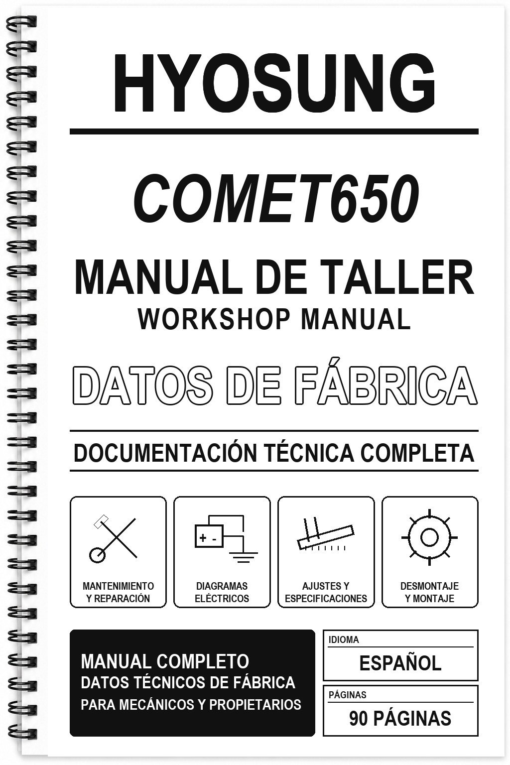 Manual de Taller Hyosung COMET650