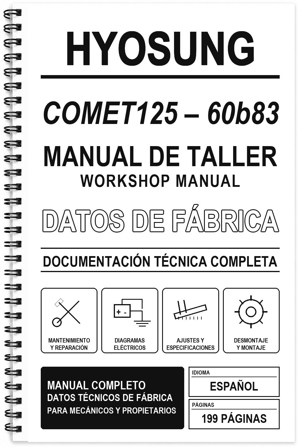 Manual de Taller Hyosung COMET125 – 60b83