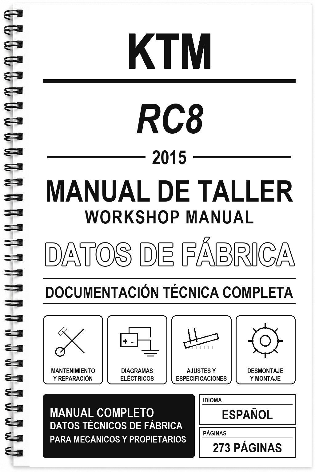 Manual de Taller KTM RC8 (2015)