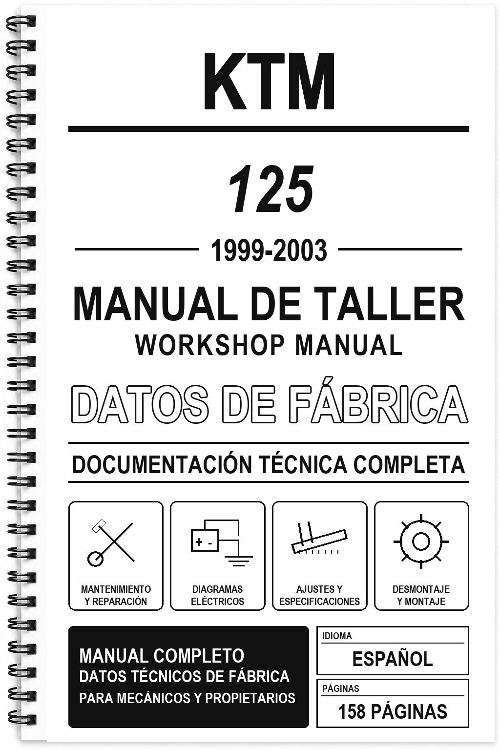 Manual de Taller KTM 125-200 125 / 200 (1999-2003)