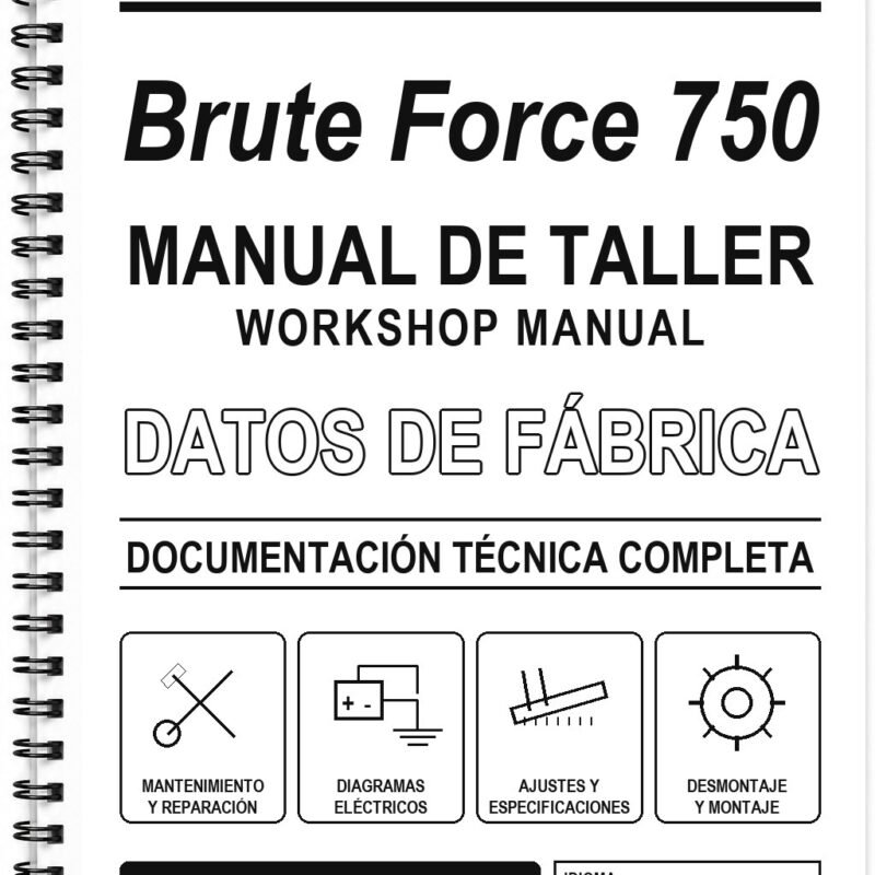 Manual de Taller Kawasaki Brute Force 750