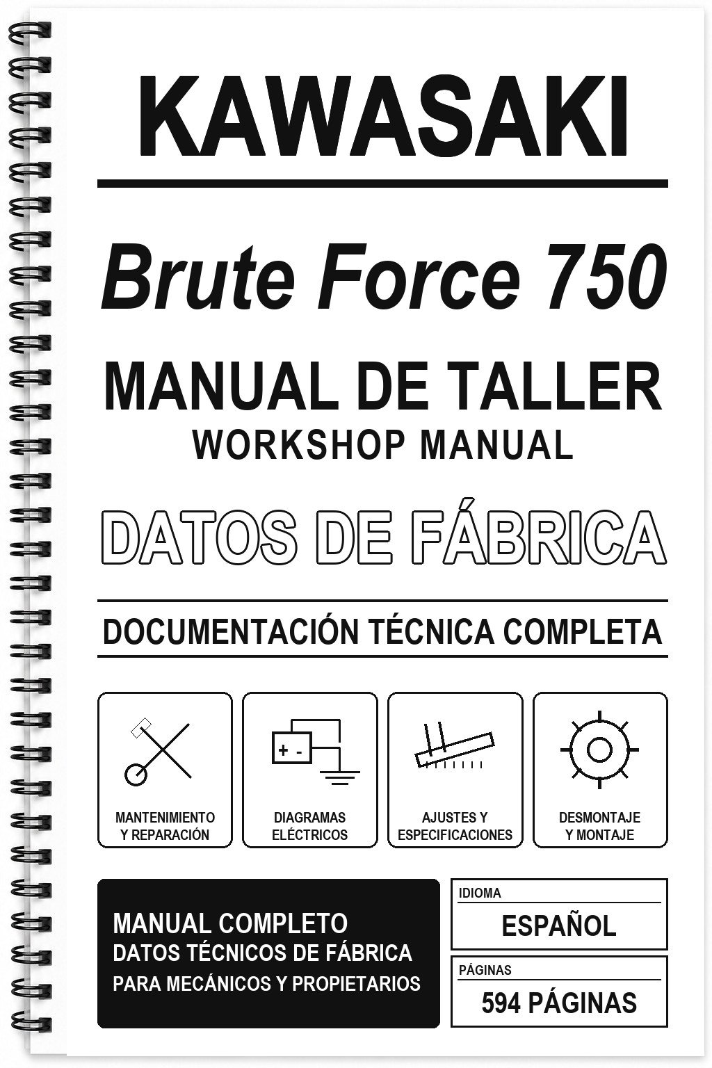 Manual de Taller Kawasaki Brute Force 750