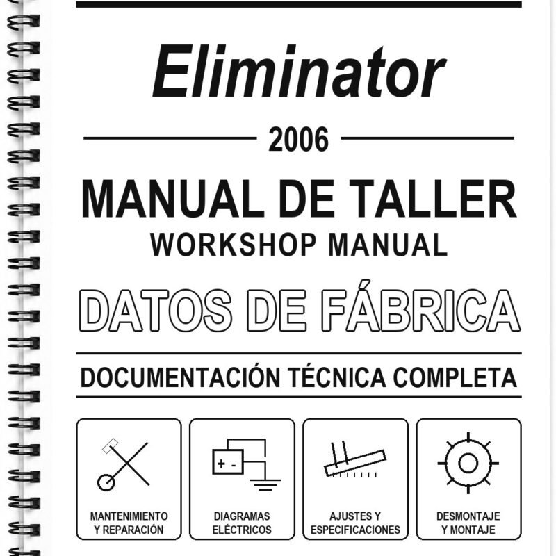 Manual de Taller Kawasaki Eliminator (2006) (Inglés)
