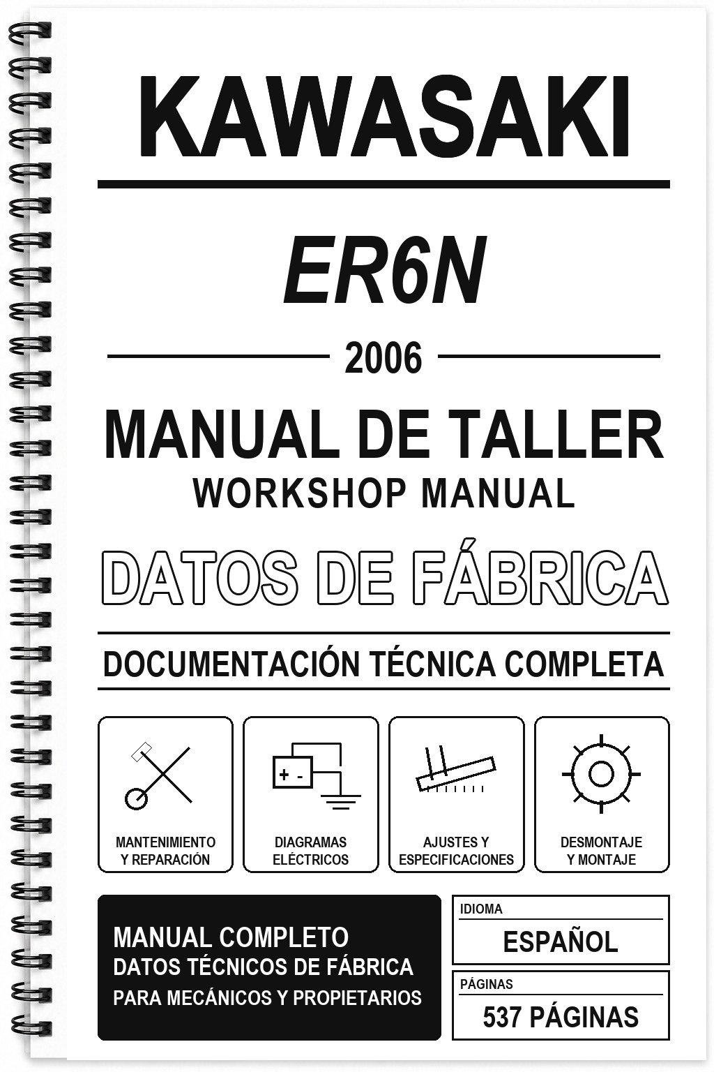 Manual de Taller Kawasaki ER6N (2006)