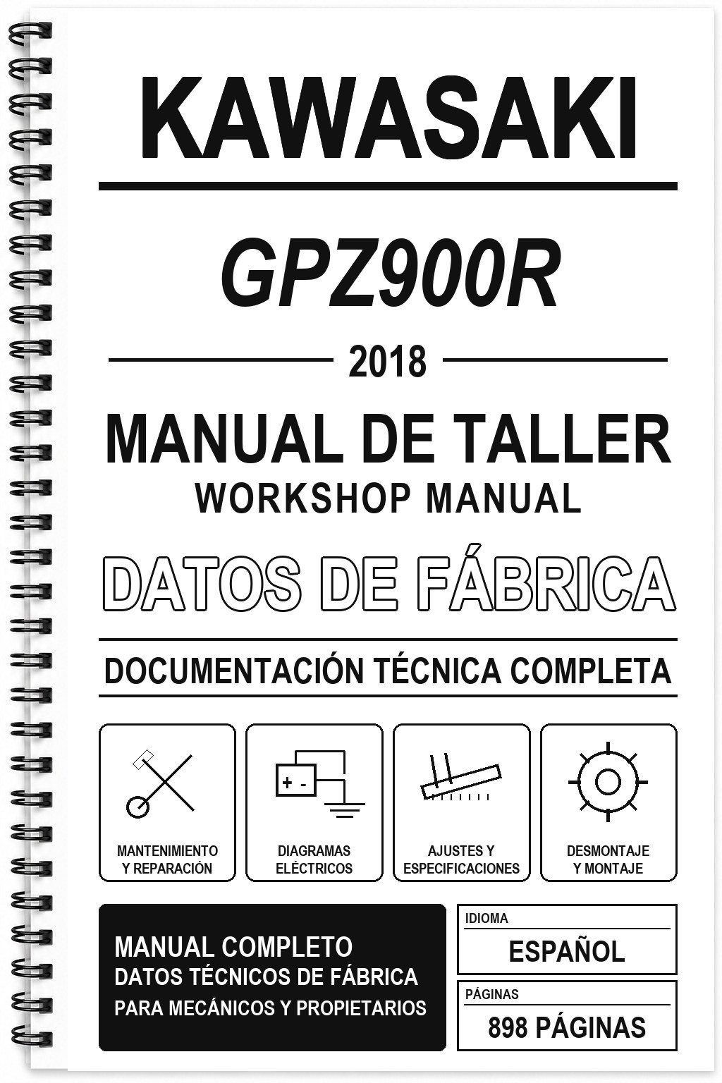 Manual de Taller Kawasaki GPZ900R (2018)