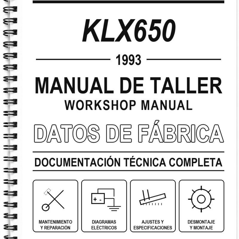 Manual de Taller Kawasaki KLX650 (1993)