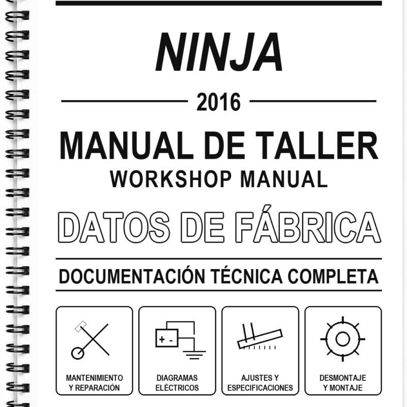 Manual de Taller Kawasaki NINJA (2016) (Inglés)
