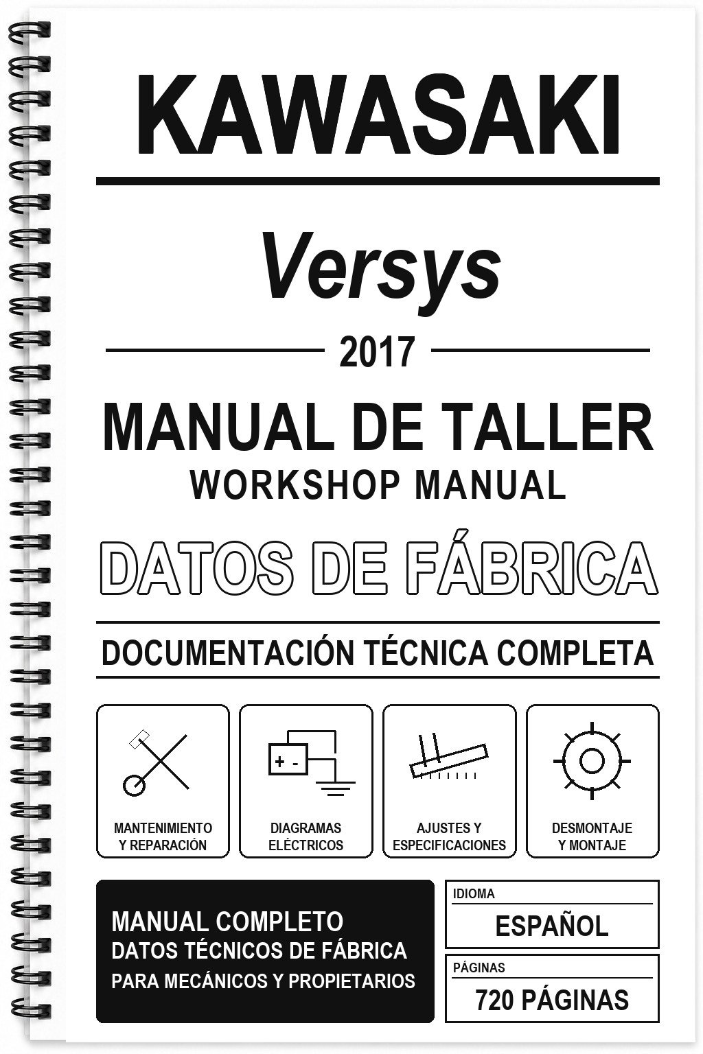 Manual de Taller Kawasaki Versys (2017)