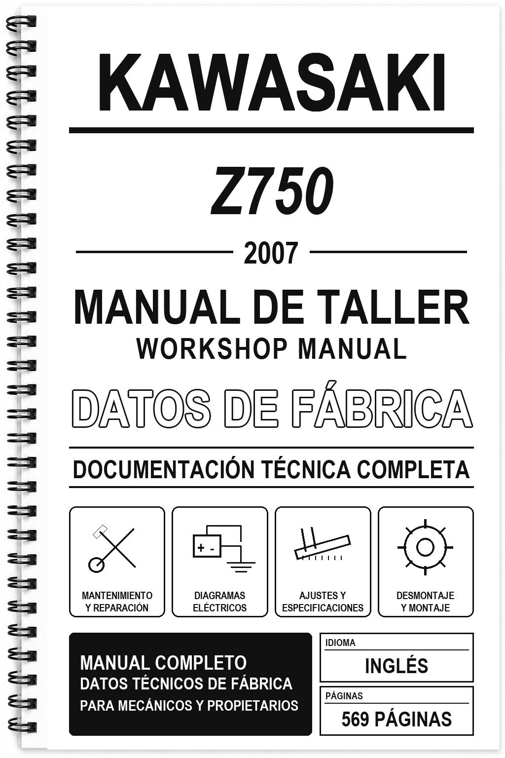 Manual de Taller Kawasaki Z750 (2007) (Inglés) – f5f94