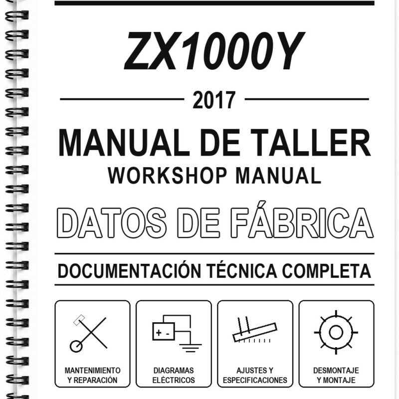 Manual de Taller Kawasaki ZX1000Y (2017)