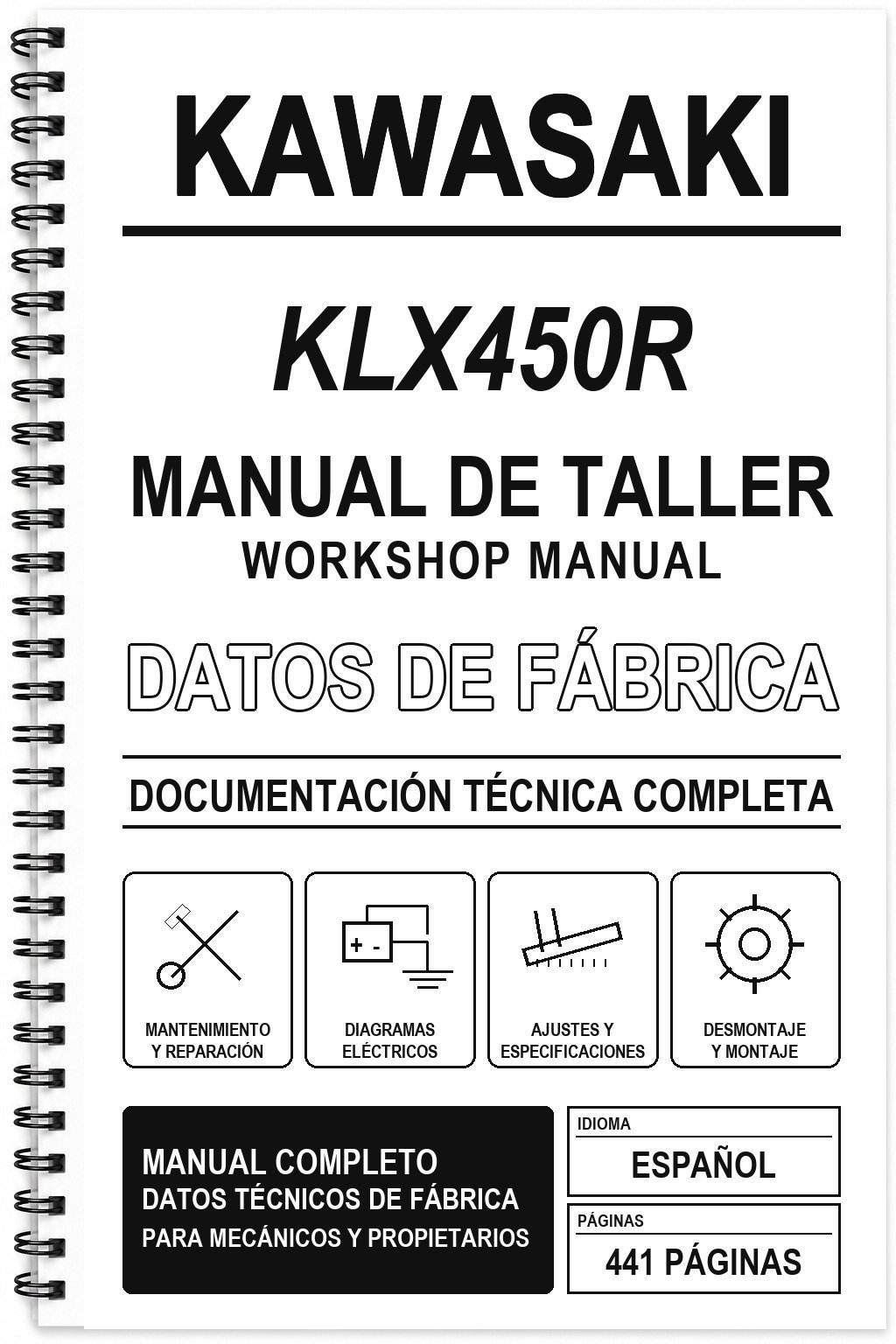Manual de Taller Kawasaki KLX450R