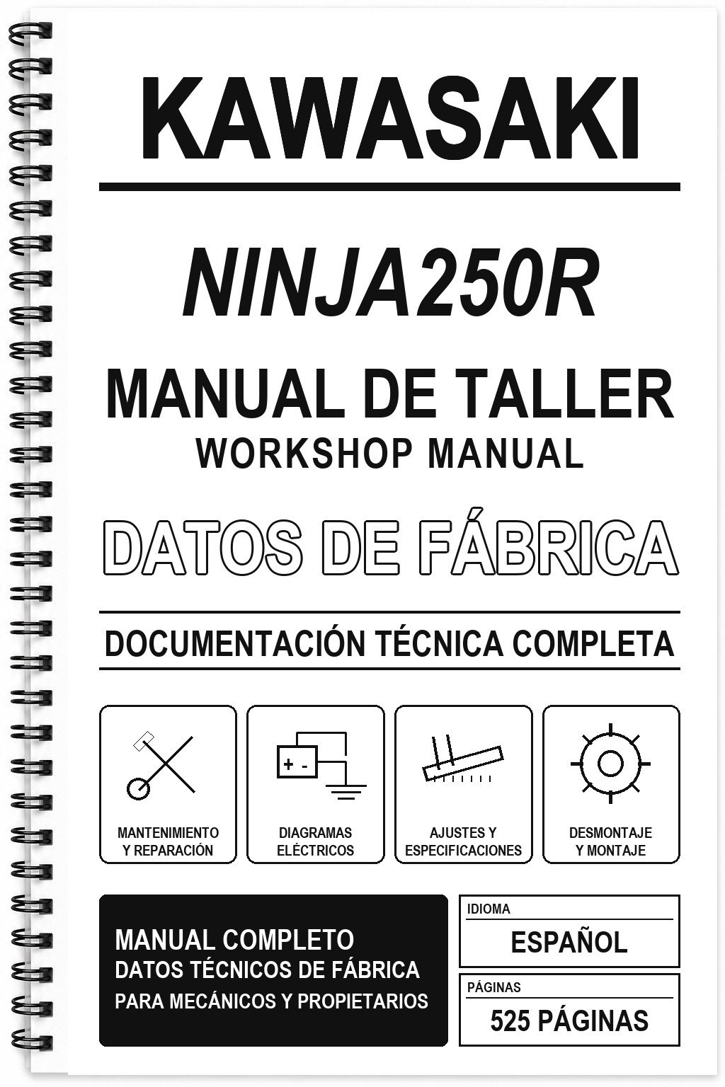 Manual de Taller Kawasaki NINJA250R