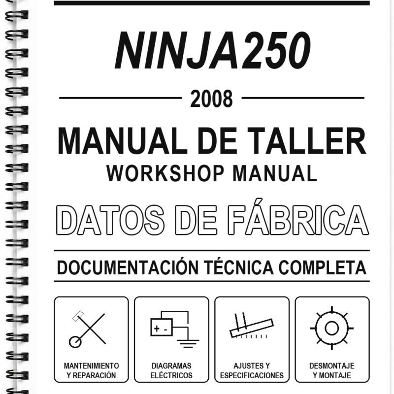 Manual de Taller Kawasaki NINJA250 (2008)