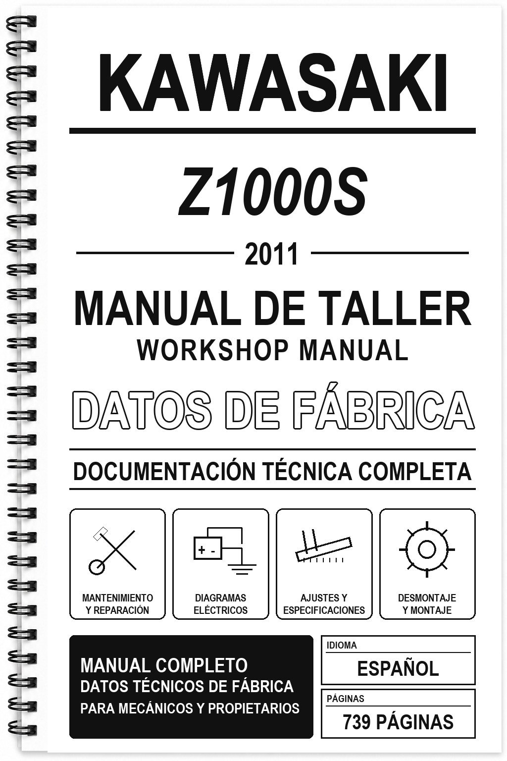 Manual de Taller Kawasaki Z1000S (2011)
