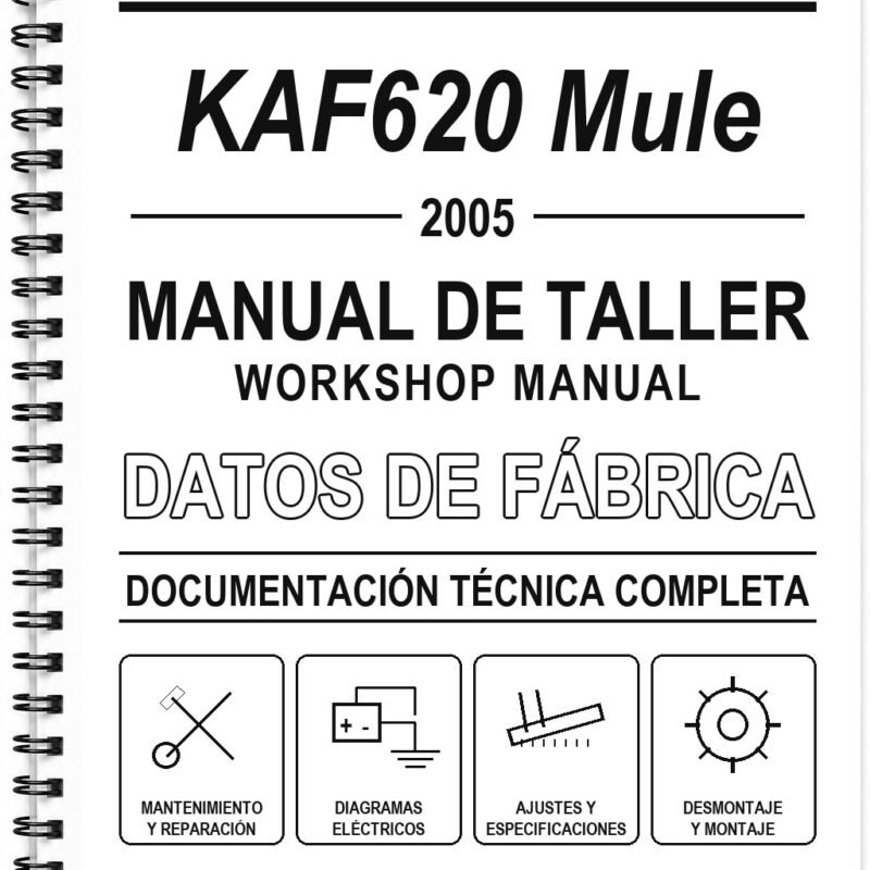 Manual de Taller Kawasaki KAF620 Mule (2005)