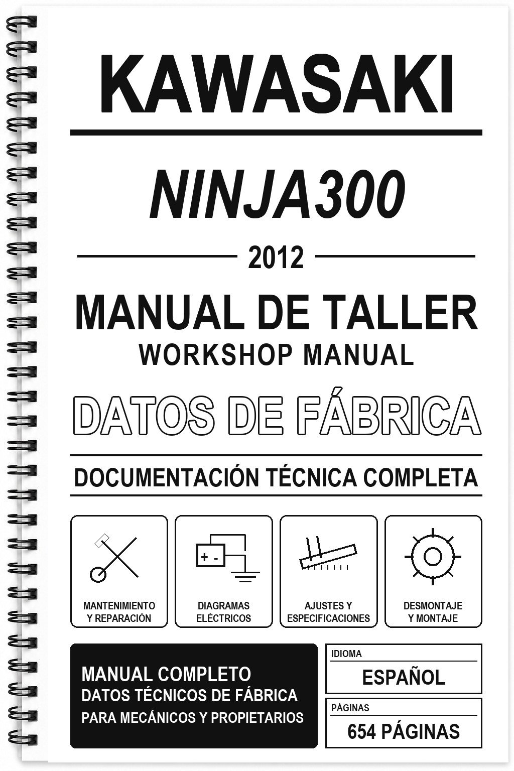 Manual de Taller Kawasaki NINJA300 (2012)