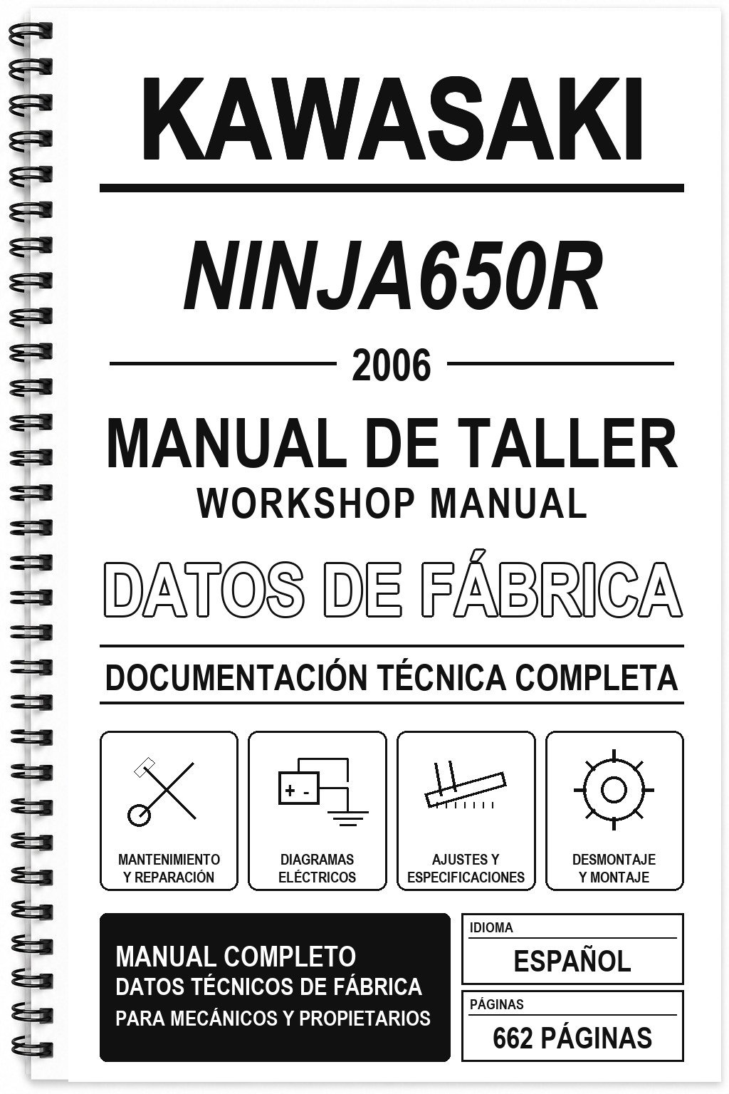 Manual de Taller Kawasaki NINJA650R (2006)