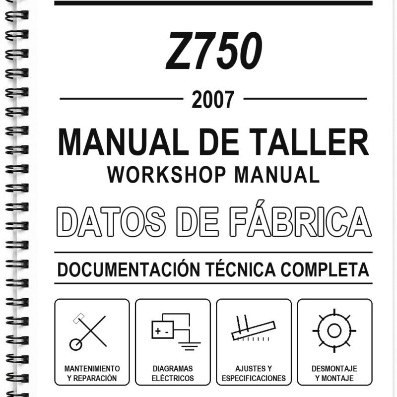 Manual de Taller Kawasaki Z750 (2007) – 98377
