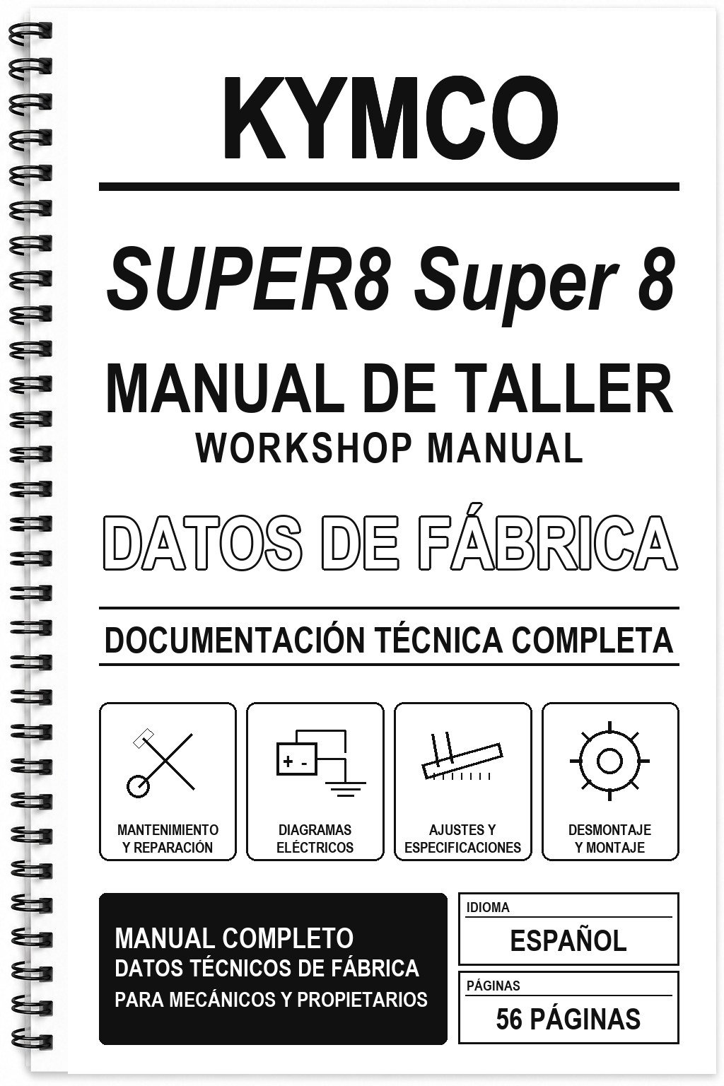 Manual de Taller Kymco SUPER8 Super 8