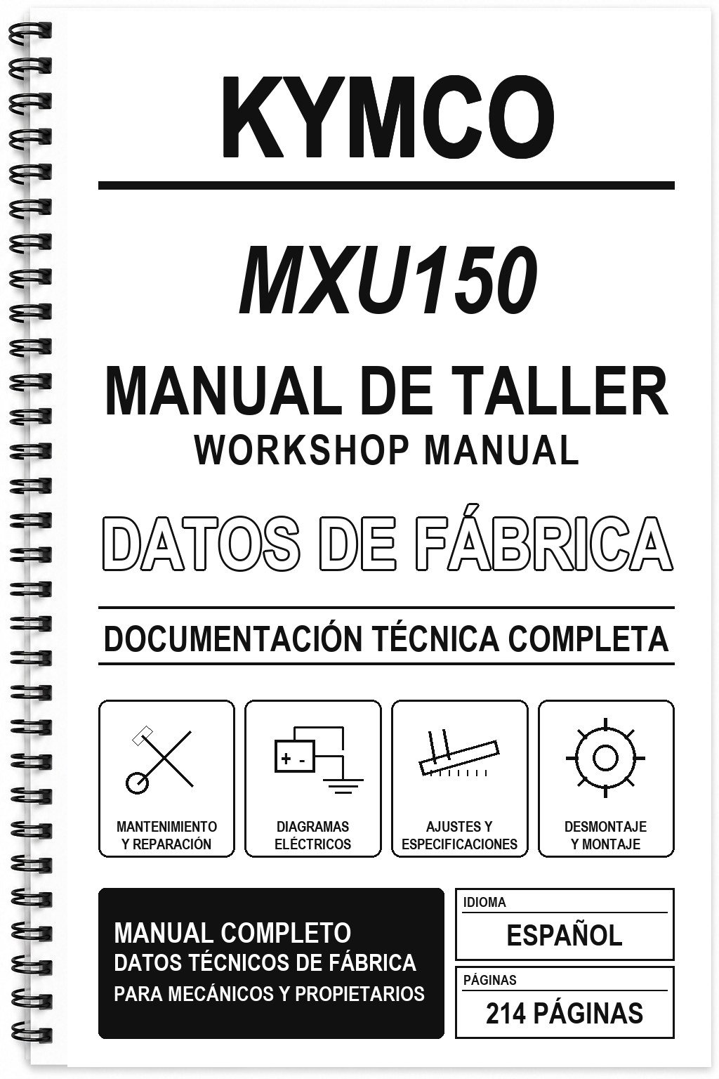 Manual de Taller Kymco MXU150