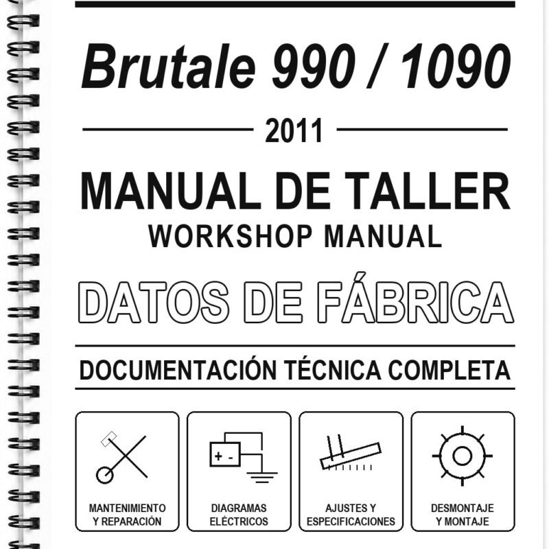 Manual de Taller MV Agusta Brutale 990 / 1090 (2011)