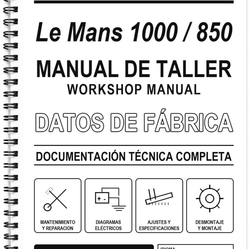Manual de Taller Moto Guzzi Le Mans 1000 / 850
