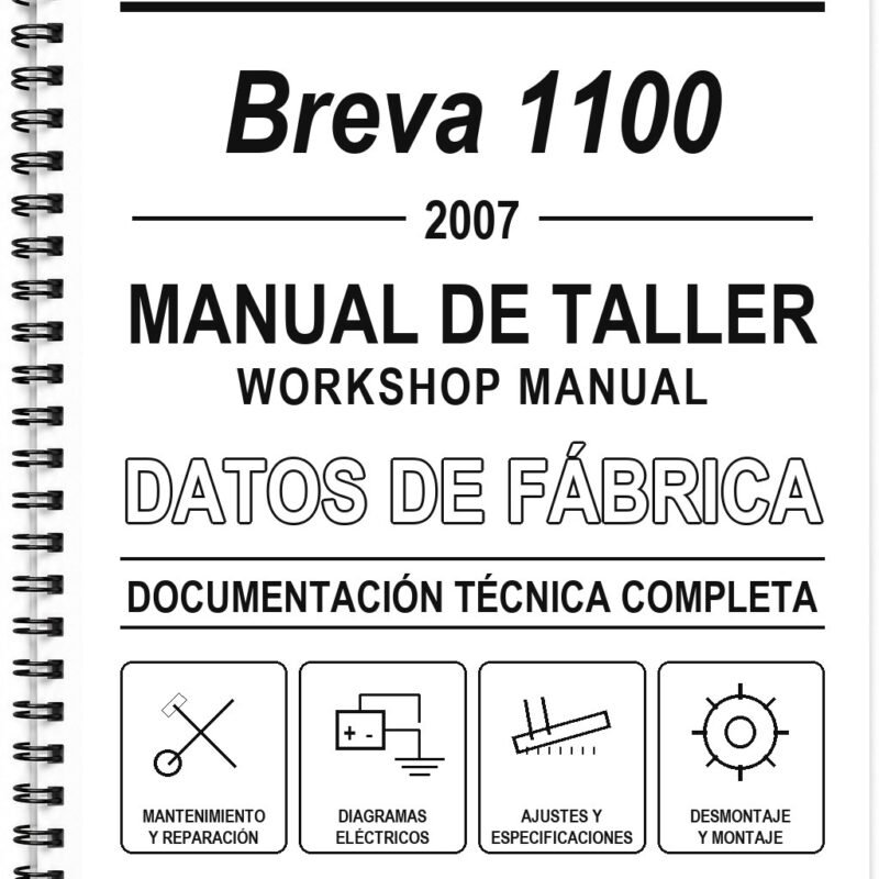 Manual de Taller Moto Guzzi Breva 1100 (2007)