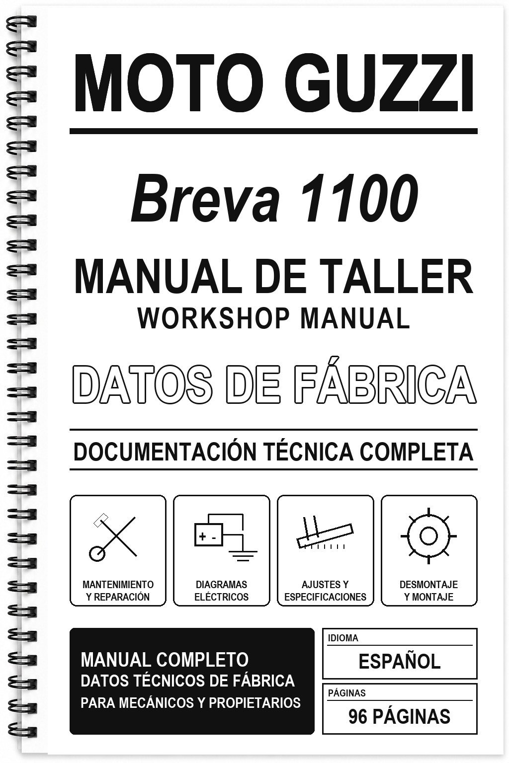 Manual de Taller Moto Guzzi Breva 1100
