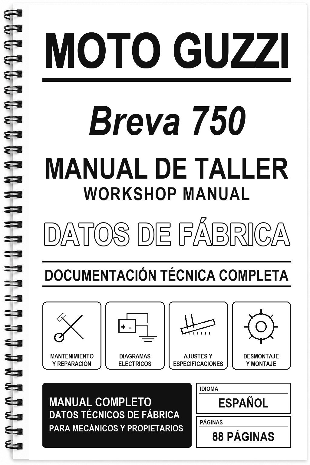 Manual de Taller Moto Guzzi Breva 750