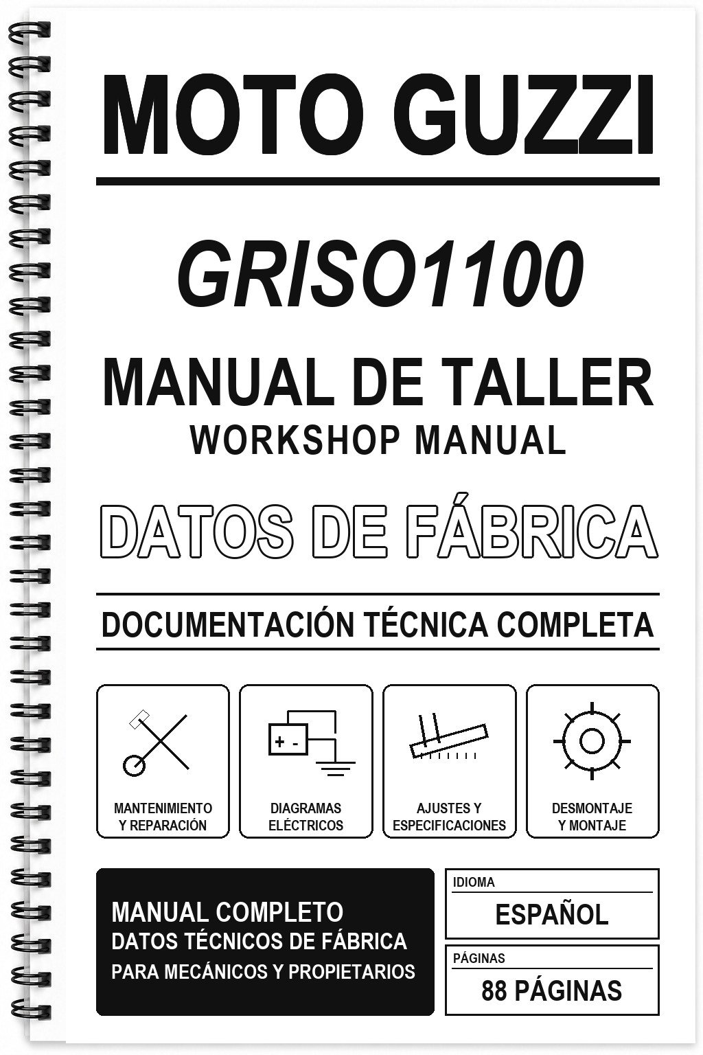 Manual de Taller Moto Guzzi GRISO1100