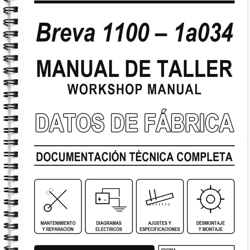 Manual de Taller Moto Guzzi Breva 1100 – 1a034