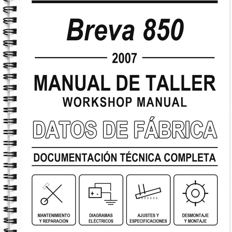 Manual de Taller Moto Guzzi Breva 850 (2007)