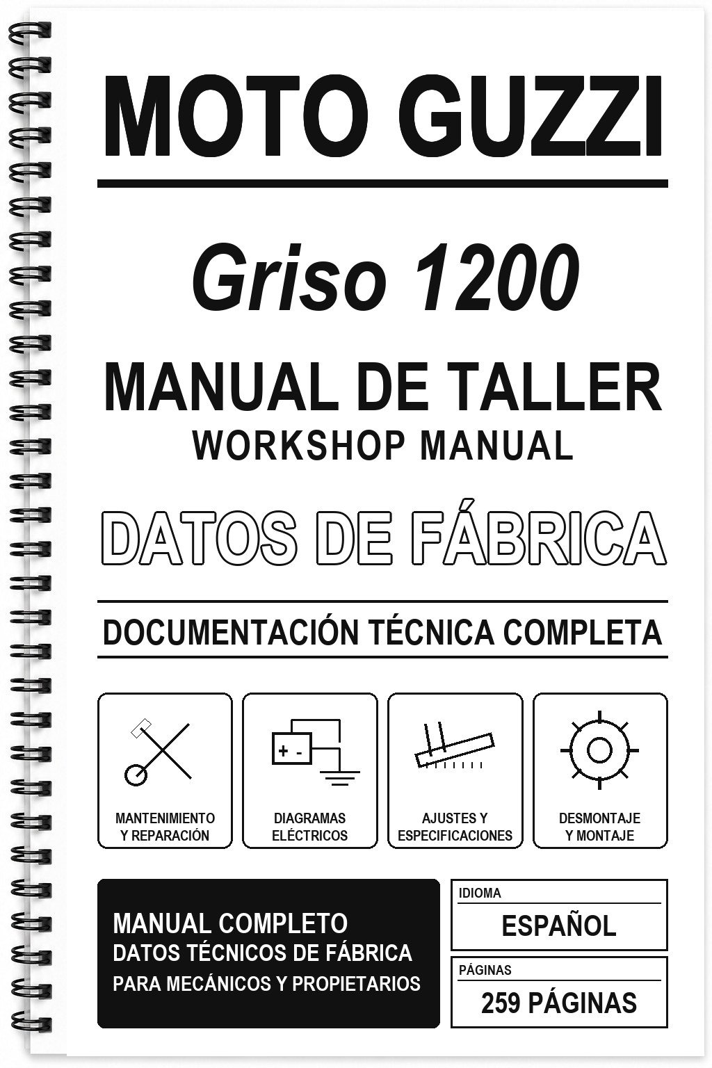 Manual de Taller Moto Guzzi Griso 1200