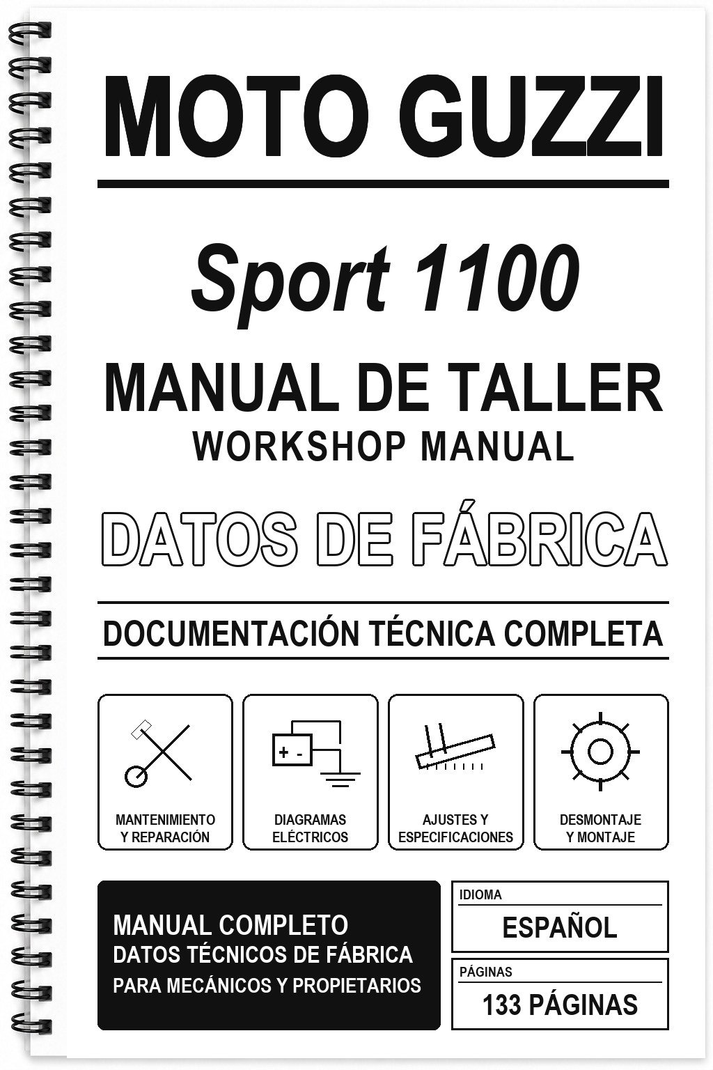Manual de Taller Moto Guzzi Sport 1100