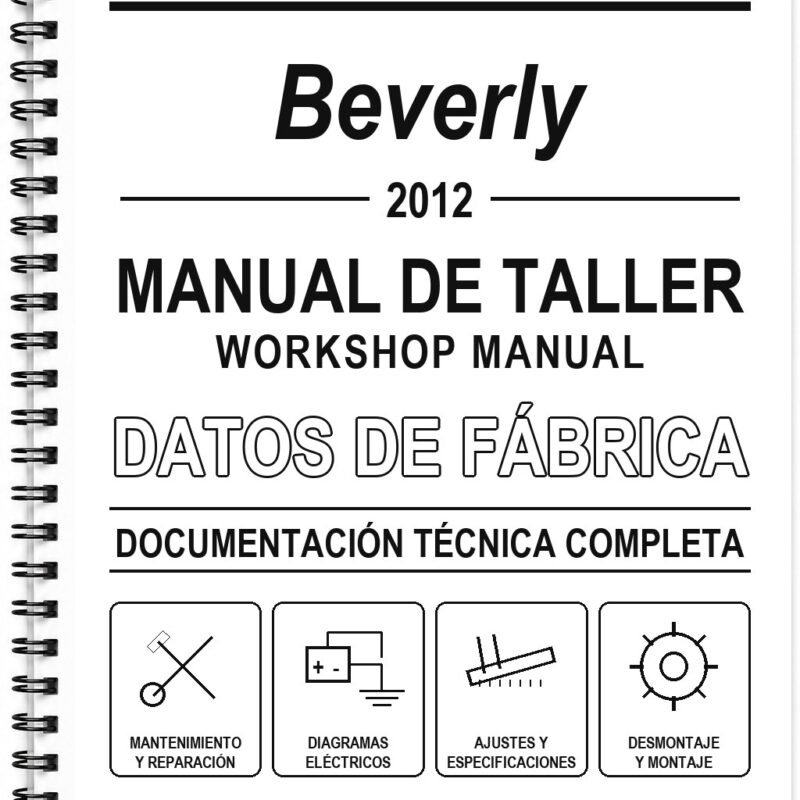 Manual de Taller Piaggio Beverly (2012)
