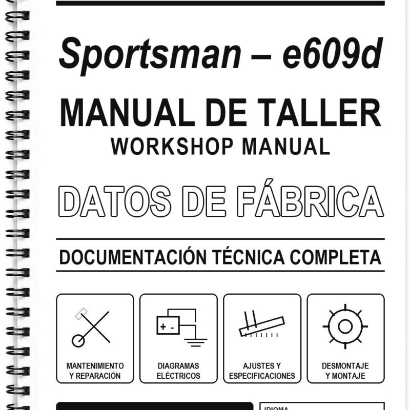 Manual de Taller Polaris Sportsman – e609d